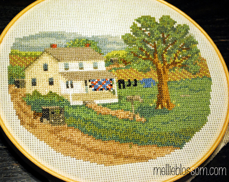 Amish Spring Cross Stitch - mellie blossom